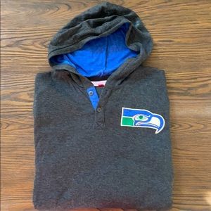 Seattle Seahawks Throwback Hooded Shirt